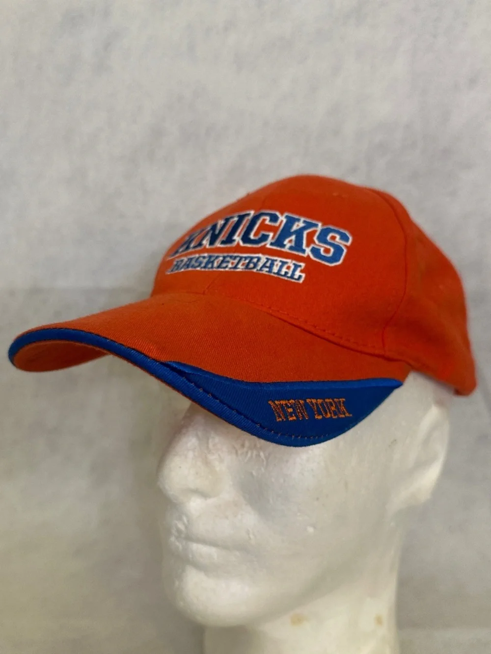 Vintage NY Knicks Cap One size adjustable Cotton bled Note marks